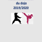calendrier des fermetures du dojo pour la saison 2019/2020