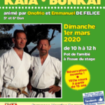 Stage karaté – Kata /Bunkaï – 1er mars 2020